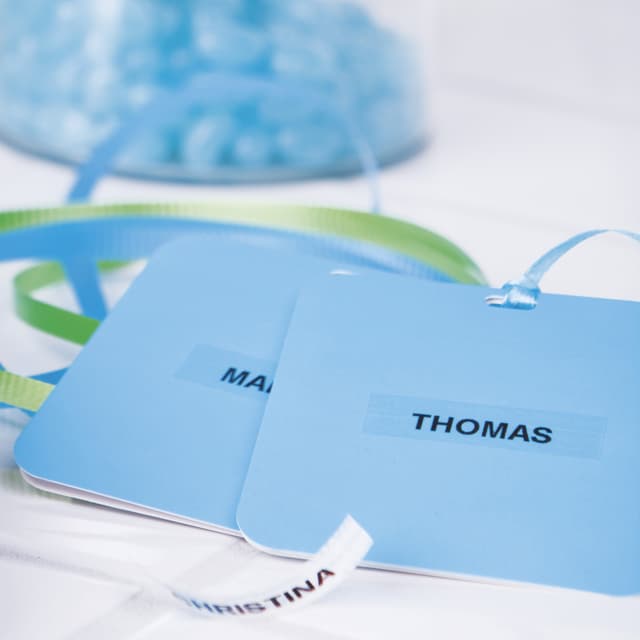 Labeltape Dymo LetraTag plastic 12mm zwart op transparant 2