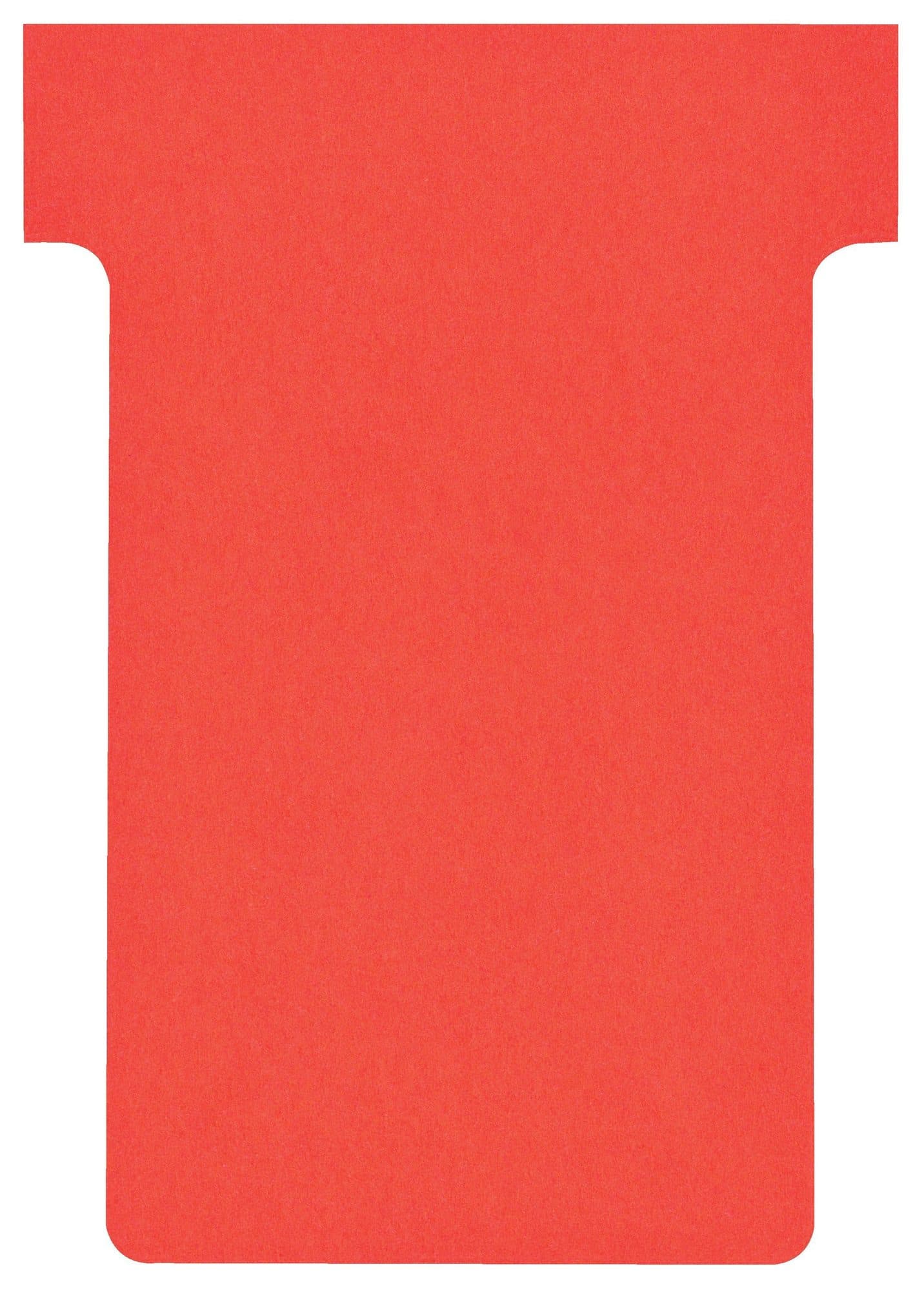 T-kaart Nobo nr.2 48mm rood 100 stuks