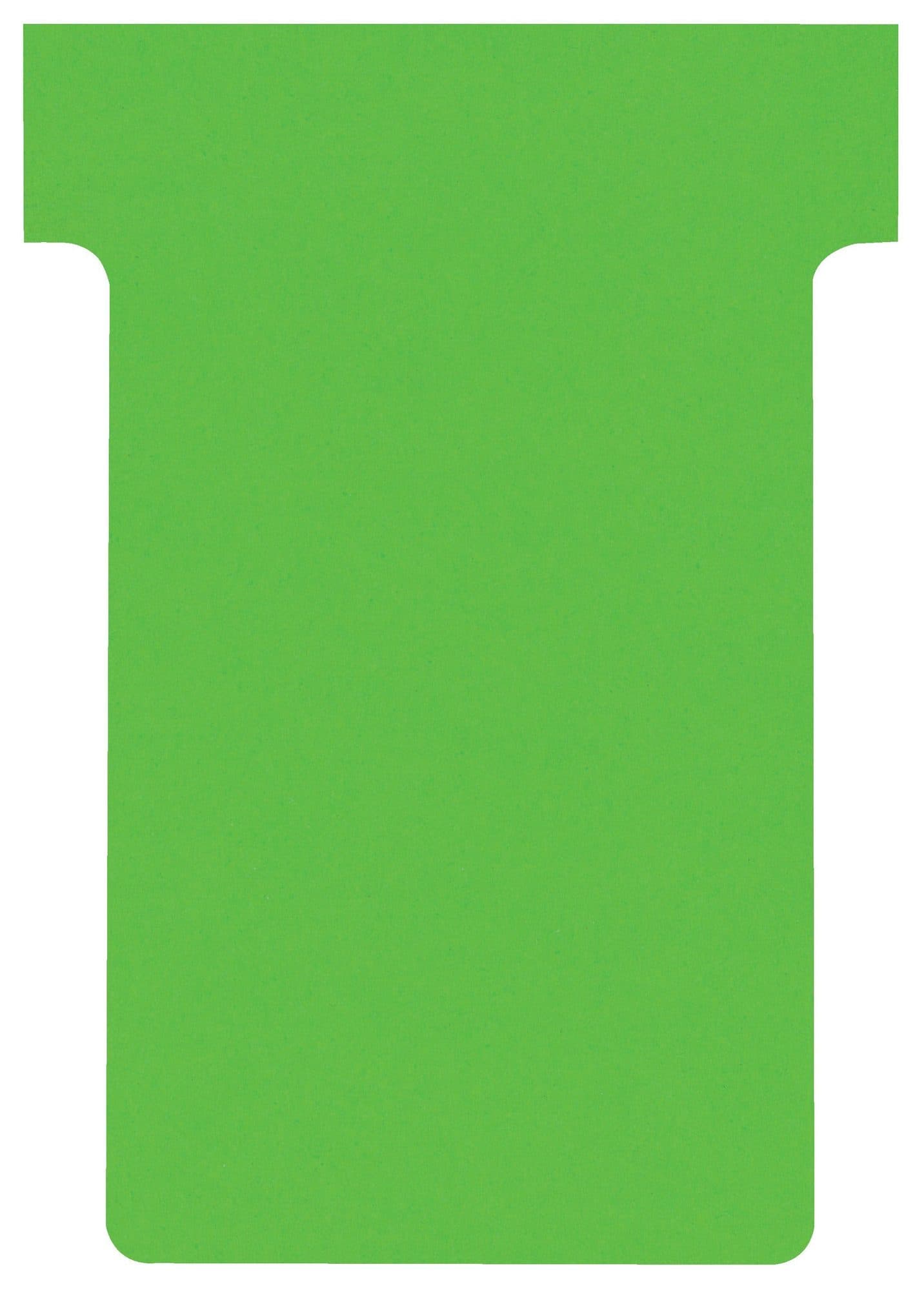 T-kaart Nobo nr.2 48mm groen 100 stuks