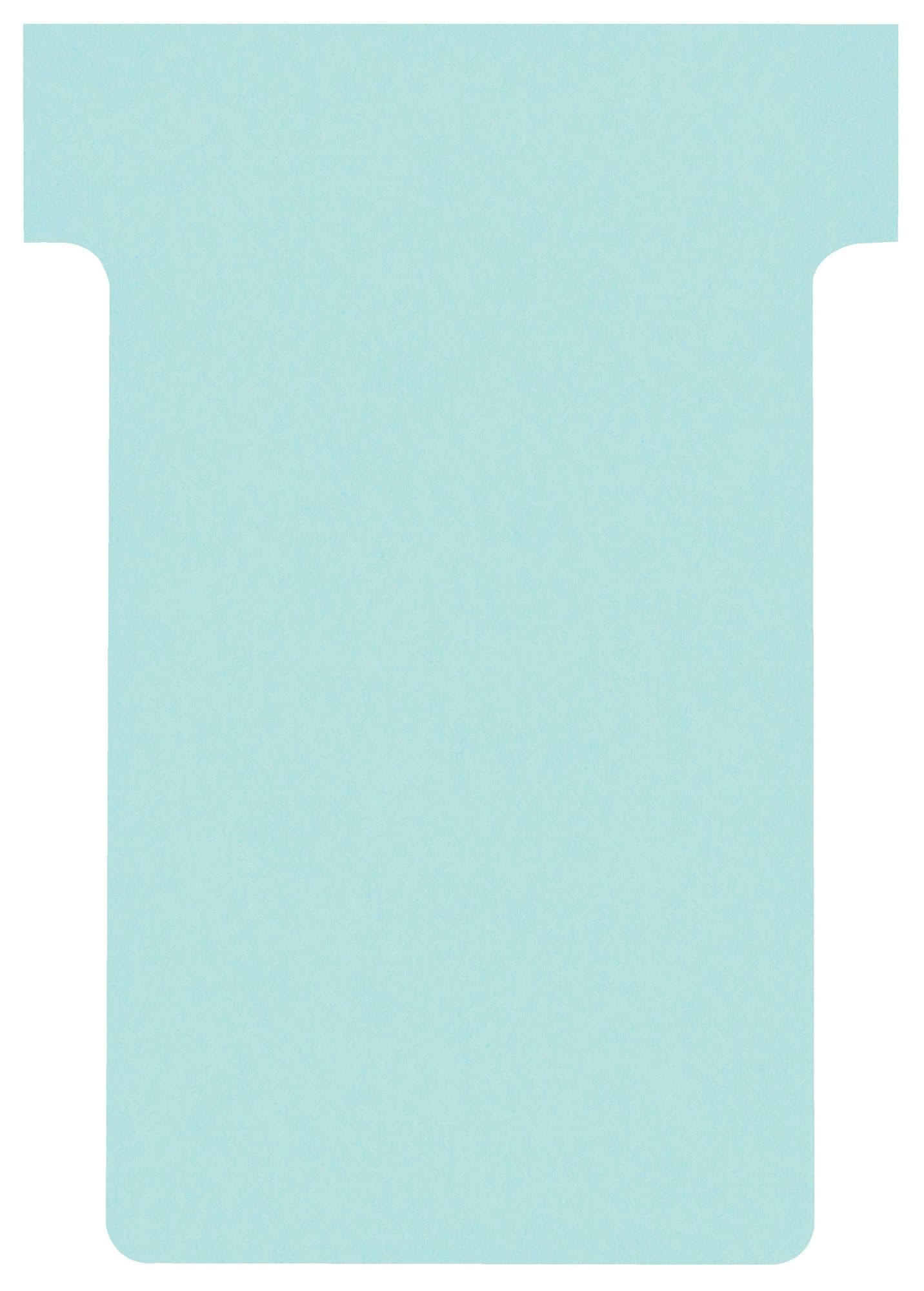 T-kaart Nobo nr.2 48mm blauw 100 stuks