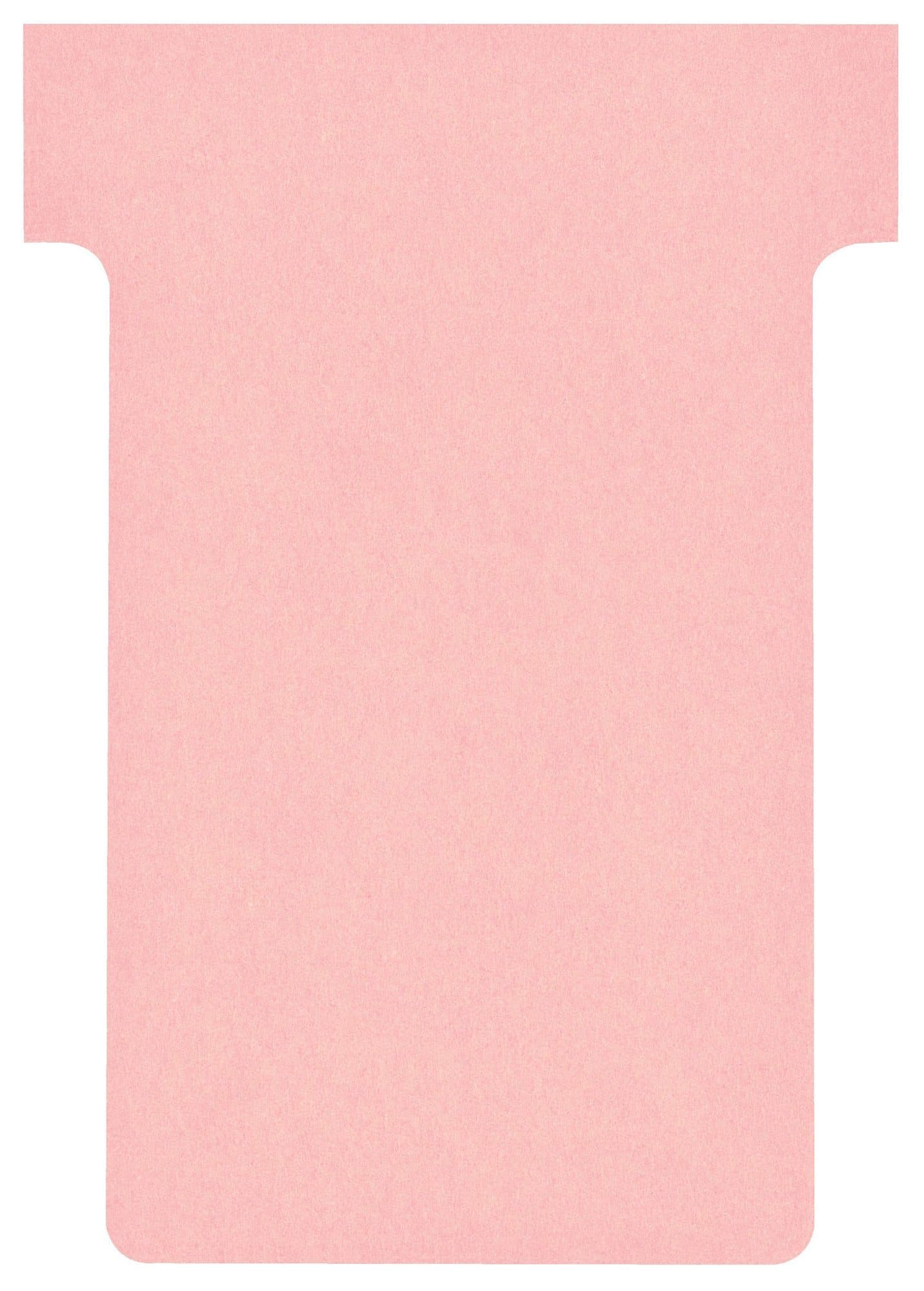 T-kaart Nobo nr.2 48mm roze 100 stuks
