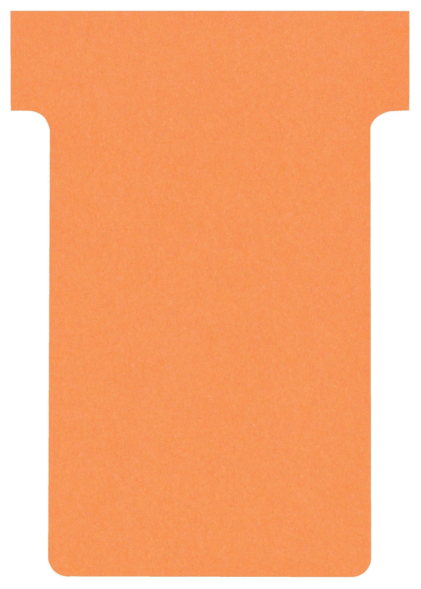 T-kaart Nobo nr.2 48mm oranje 100 stuks