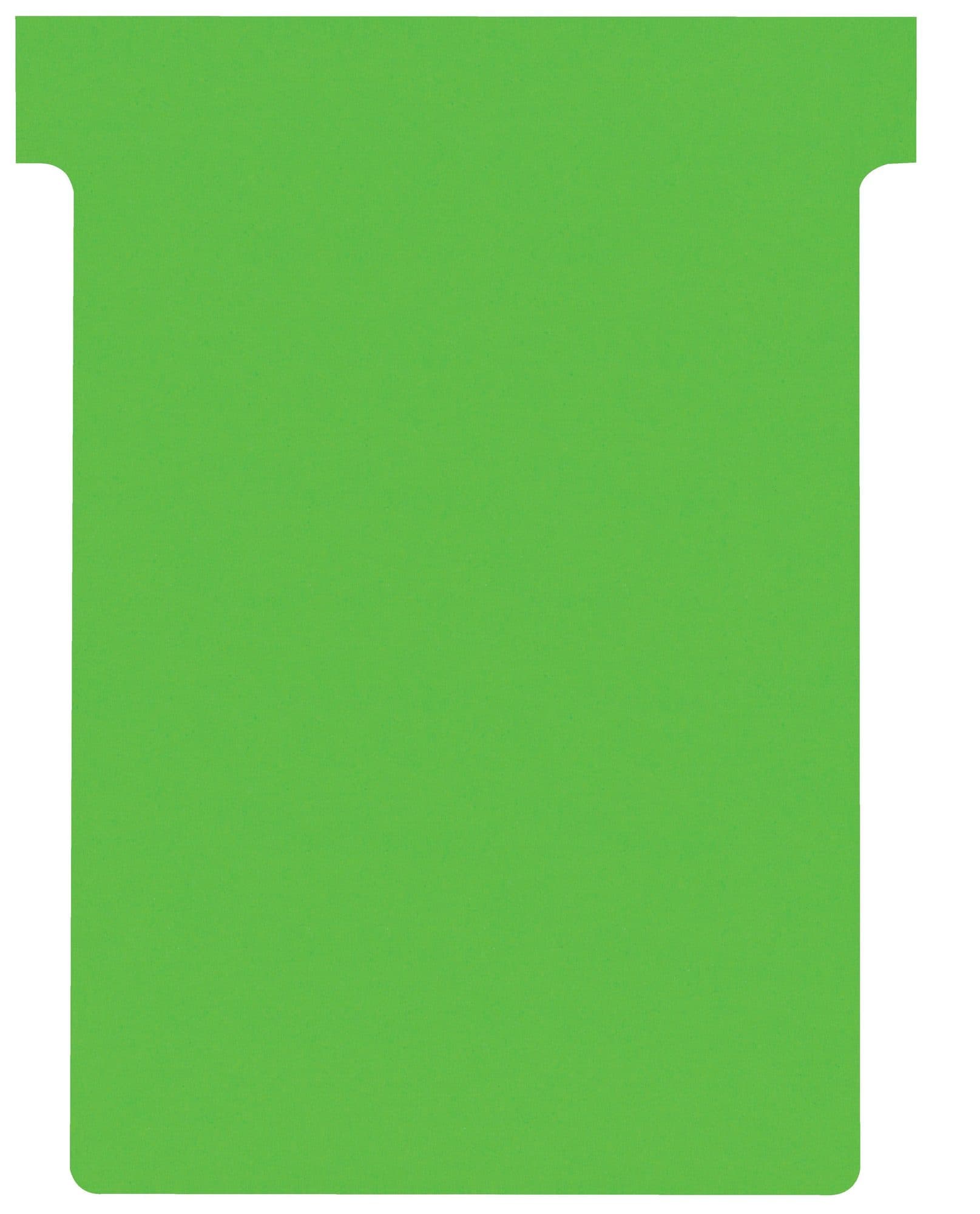 T-kaart Nobo nr.3 80mm groen 100 stuks