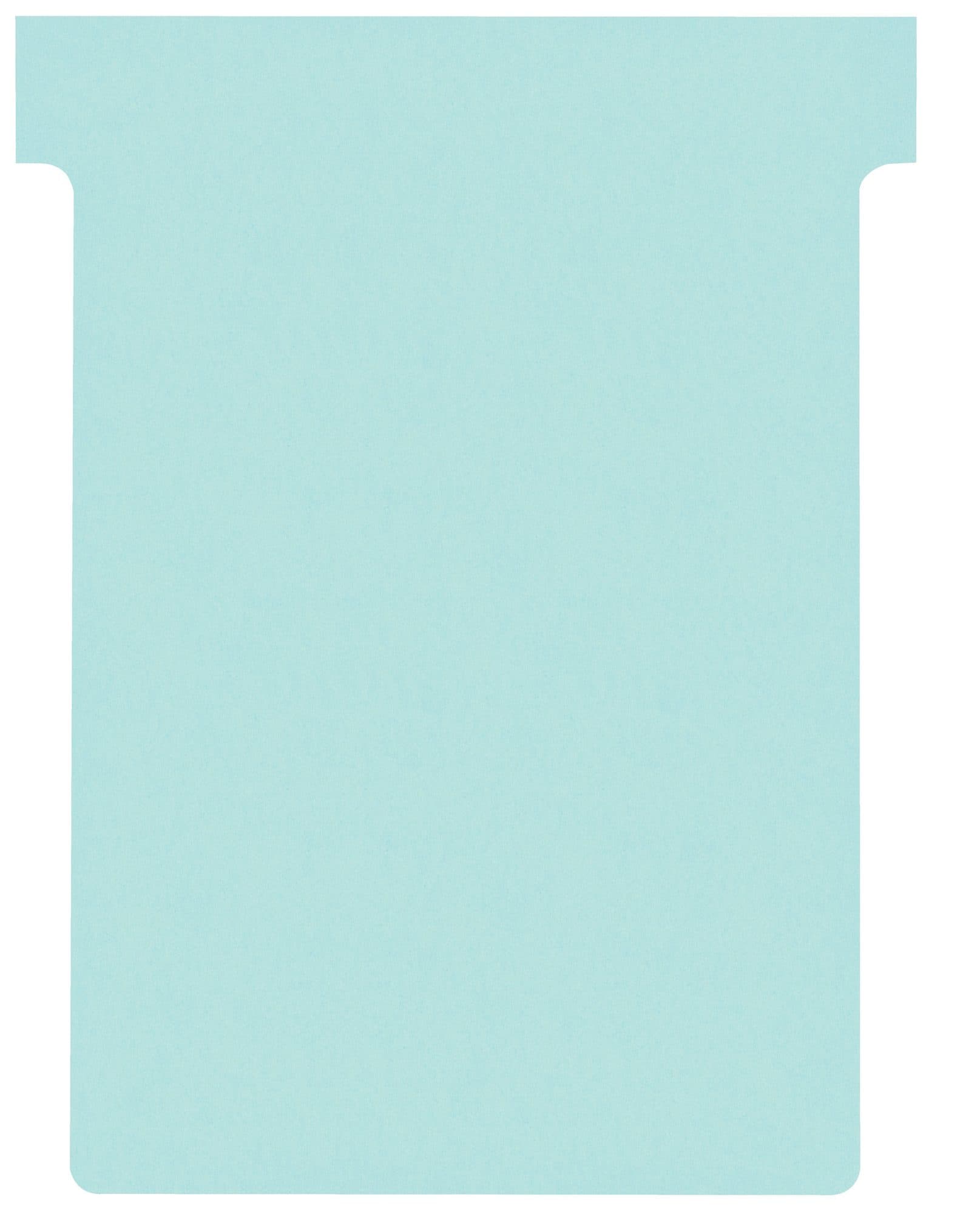 T-kaart Nobo nr.3 80mm blauw 100 stuks