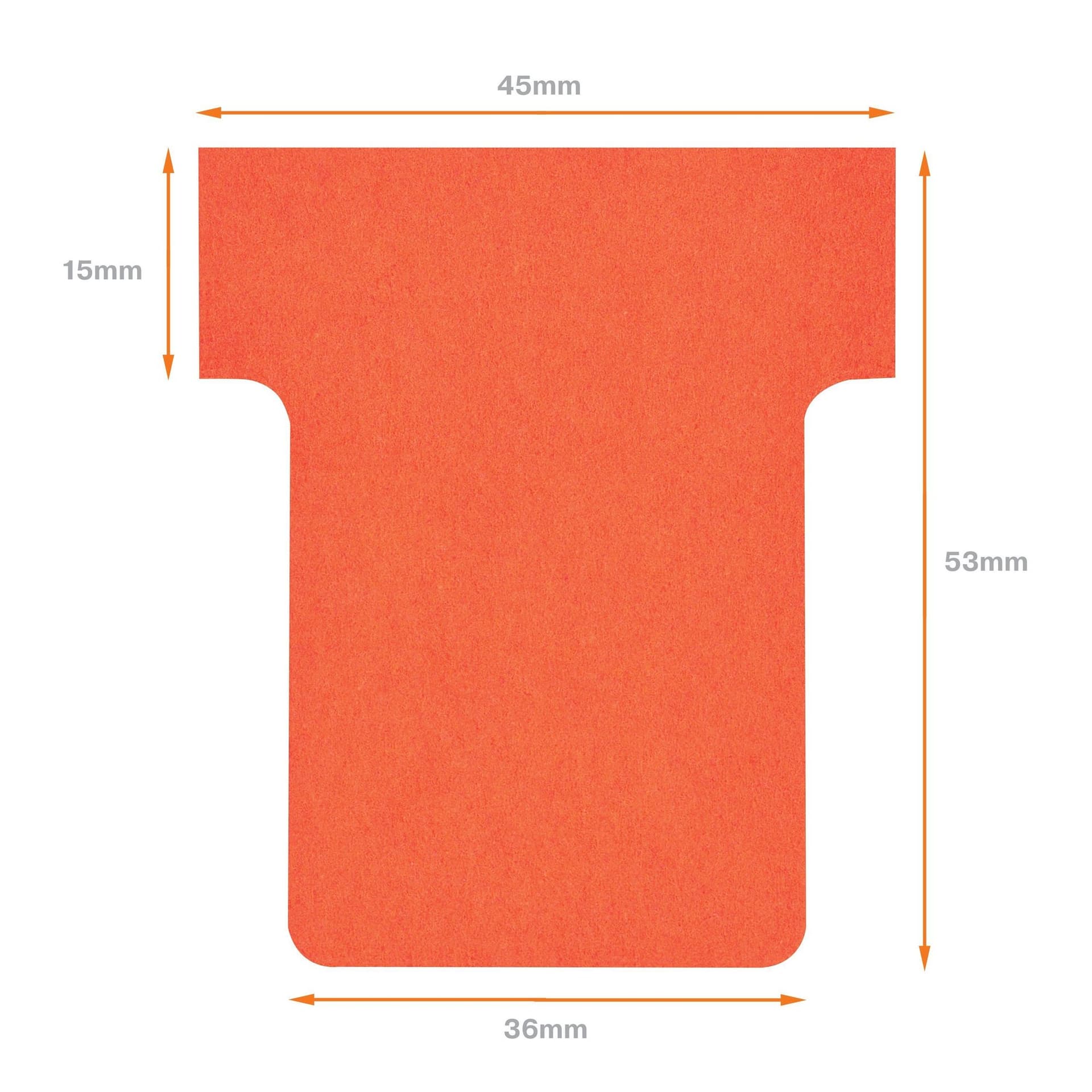 T-kaart  Nobo nr 1.5 36mm rood 100 stuks 3