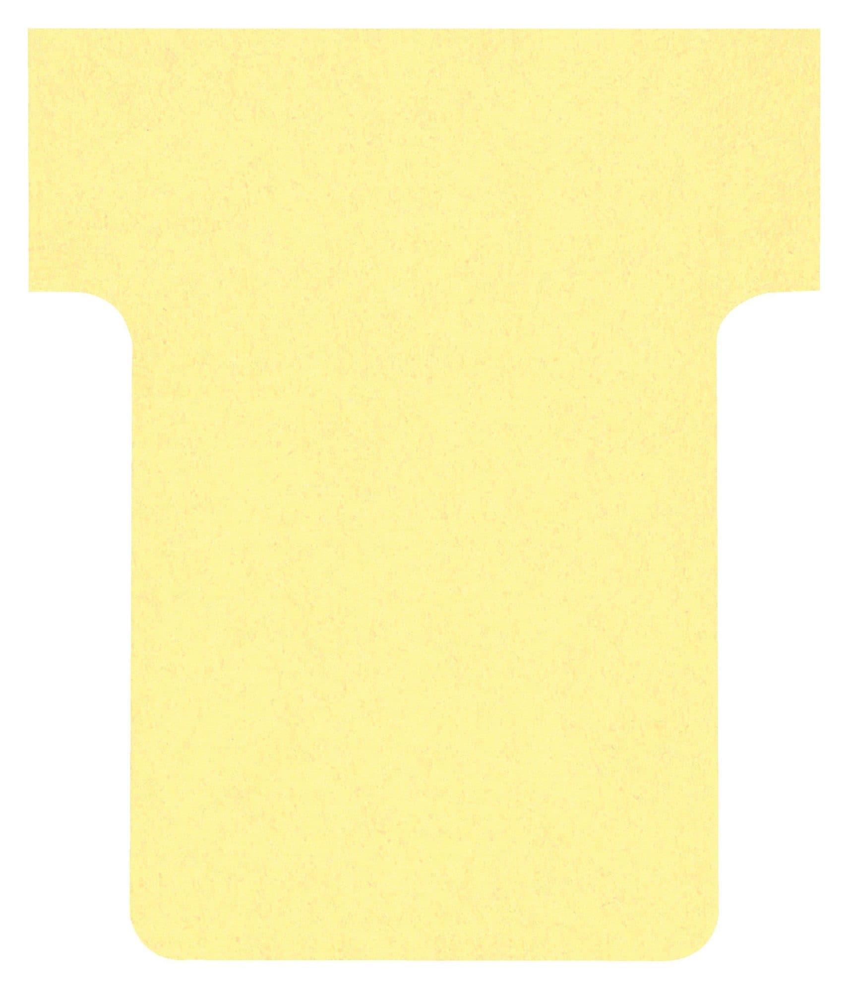 T-kaart Nobo nr. 1.5 36mm geel 100 stuks