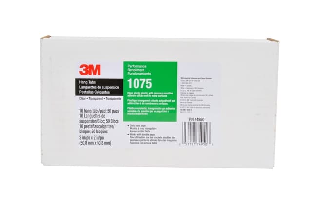 Hangtab 3M 1075 50x50mm helder 500 stuks 4