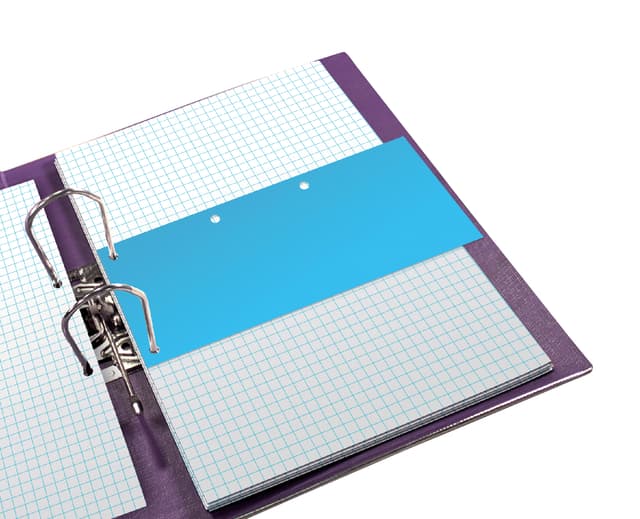 Scheidingsstrook Oxford Duo 240x105mm blauw 60 stuks 2
