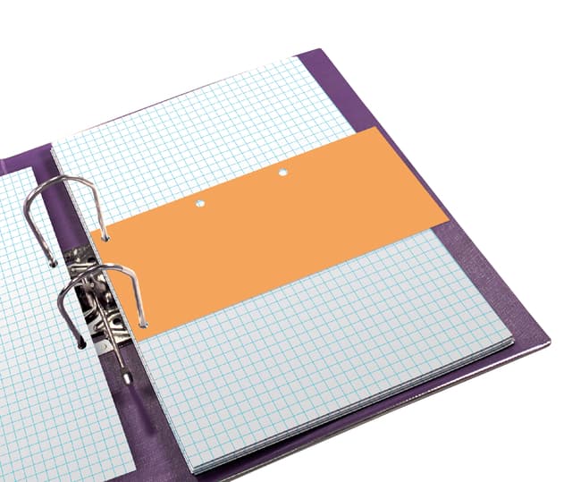 Scheidingsstrook Oxford duo 240x105mm oranje 60 stuks 2