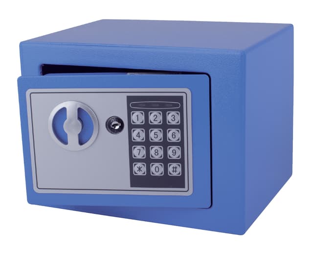 Kluis Pavo mini elektronisch 230x170x170mm blauw 2