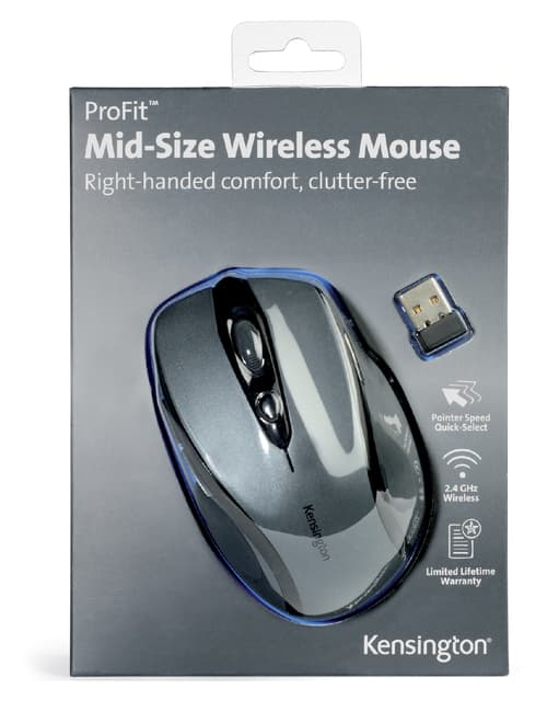 Muis Kensington Pro Fit draadloos grijs 3