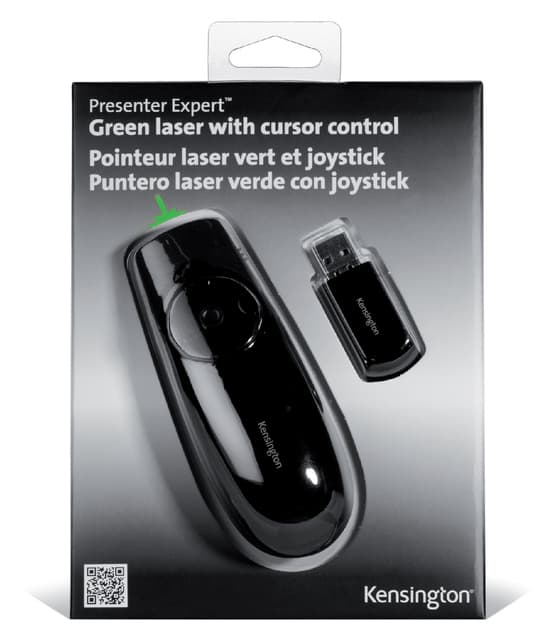 Laserpointer Kensington presenter expert groene laser 3
