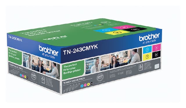 Toner Brother TN-243 zwart + 3 kleuren 2