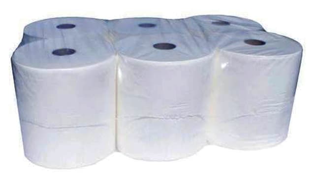 Toiletpapier Cleaninq T2 jumbo klein 2-laags 12x170m wit 2