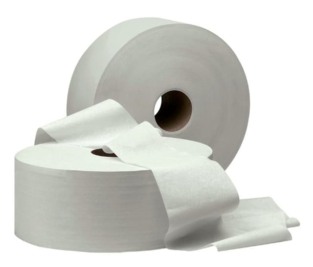 Toiletpapier Cleaninq T1 jumbo groot 2-laags 6x380m wit 3