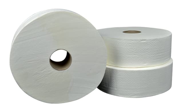 Toiletpapier Cleaninq T1 jumbo groot 2-laags 6x380m wit 4