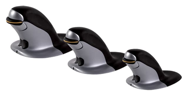 Ergonomische muis Fellowes Penguin draadloos large 5