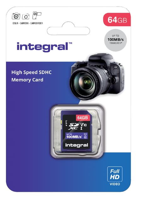 Geheugenkaart Integral SDXC V10 64GB 2