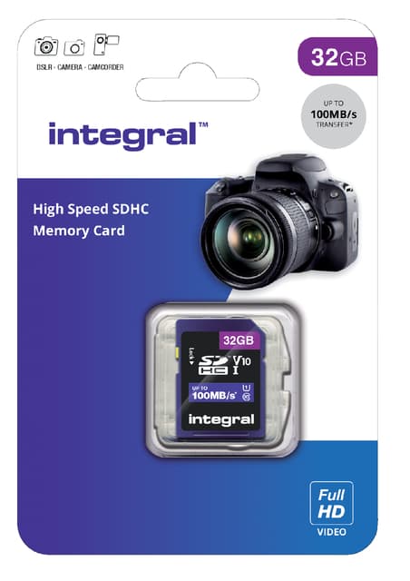 Geheugenkaart Integral SDHC V10 32GB 2