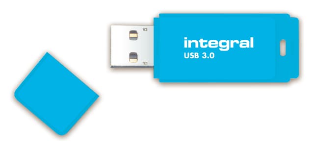 USB stick 3.0 Integral Neon USB-A 128GB blauw 2