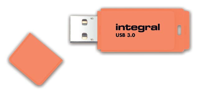 USB stick 2.0 Integral Neon USB-A 16GB oranje 3