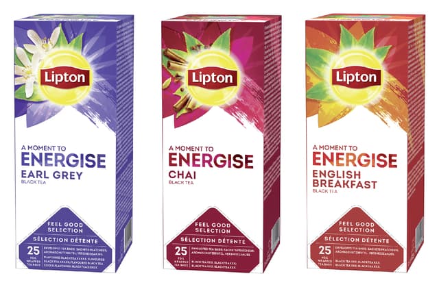Thee Lipton Energise English breakfast 25x1.5gr 2