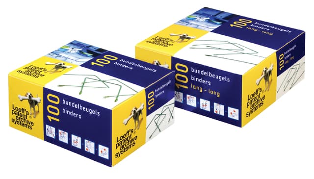 Bundelbeugel Loeff's 1222 standaard 100mm 100 stuks 2
