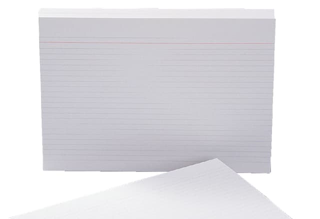 Systeemkaart Aurora 130x80mm lijn met rode koplijn 210gr wit 100 vel 2