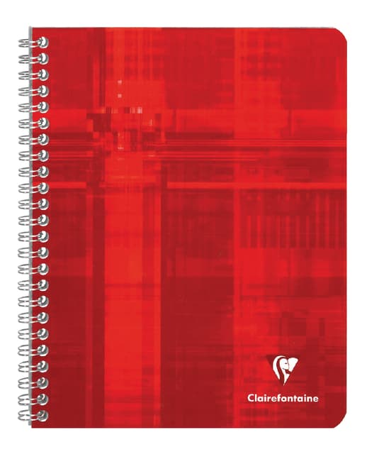 Schrift Clairefontaine A4 lijn 100 pagina's 90gr assorti 2