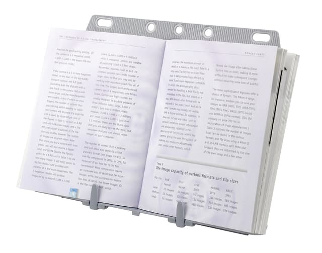 Documentenhouder Fellowes booklift zilvergrijs