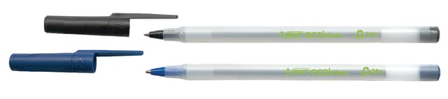 Balpen Bic Ecolutions round stic medium zwart 2