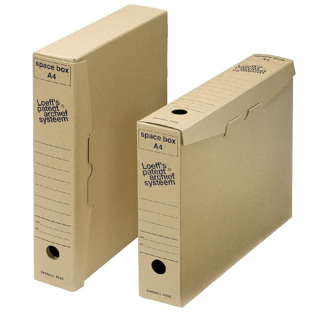 Archiefdoos Loeff's Space Box 4550 A4 320x240x60mm 4