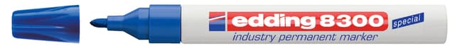 Viltstift edding 8300 industrie rond 1.5-3mm blauw