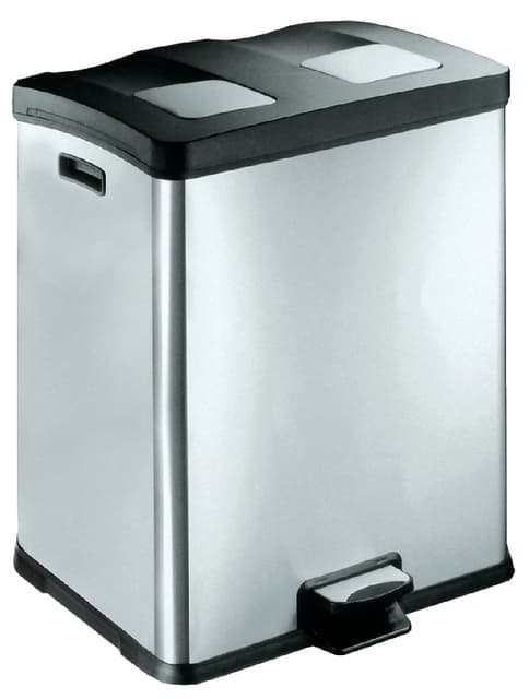 Pedaalemmer EKO Rejoice 2x30 liter mat rvs