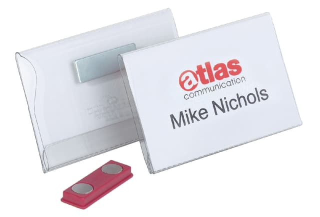 Badge Durable 8117 vlak met magneet 54x90mm 2