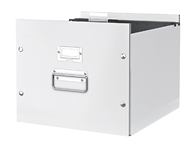 Hangmappenbox Leitz click & store WOW gerecycled karton 357x285x367mm wit