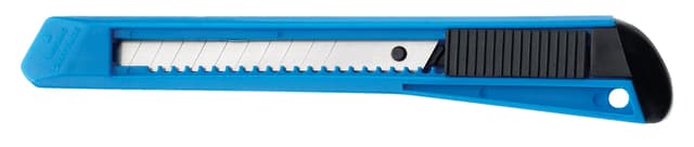 Snijmes Westcott Office 9mm met schuifsluiting blauw