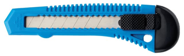 Snijmes Westcott Office 18mm met schuifsluiting blauw