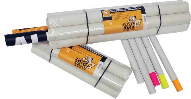 Verzendkoker CleverPack A3 330x29.5mm met doppen wit pak à 5 stuks 2
