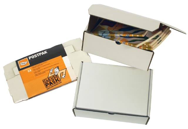 Postpakket CleverPack golfkarton 220x160x90mm wit pak à 25 stuks 3