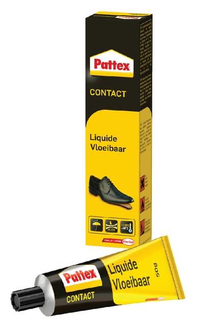 Contactlijm vloeibaar Pattex tube 50 gram op blister 2