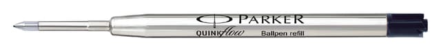 Balpenvulling Parker Quinkflow fijn zwart blister à 1 stuk 2