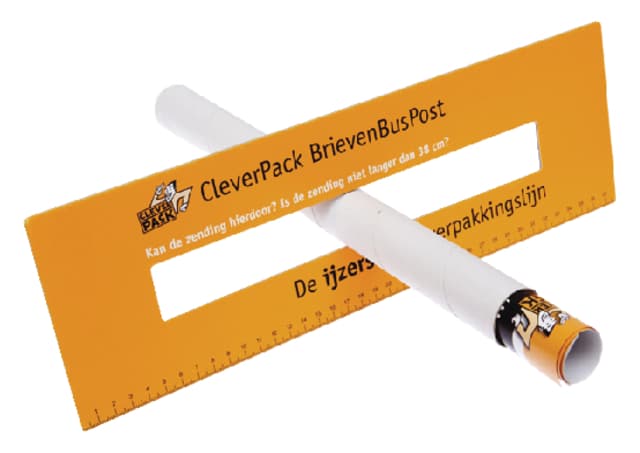 Verzendkoker CleverPack A3 330x29.5mm met doppen wit pak à 5 stuks 3