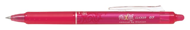 Rollerpen PILOT friXion clicker medium roze