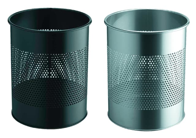 Papierbak Durable 3310-23 15 liter 165mm perforatie zilver 2