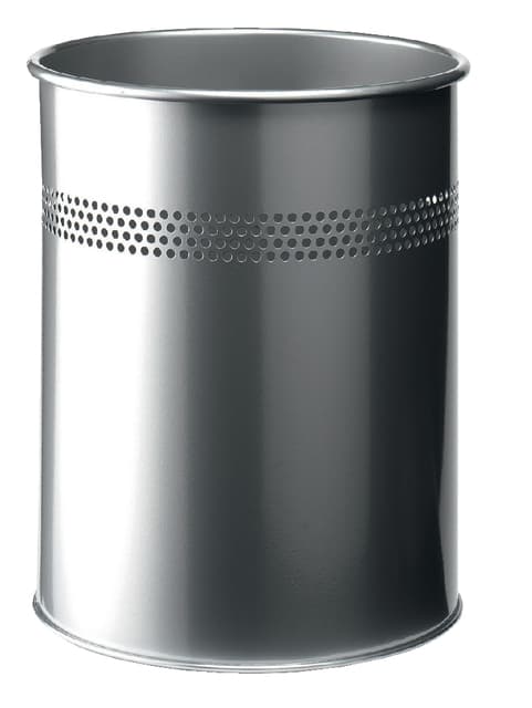 Papierbak Durable 3300-23 15 liter 30mm perforatie zilver