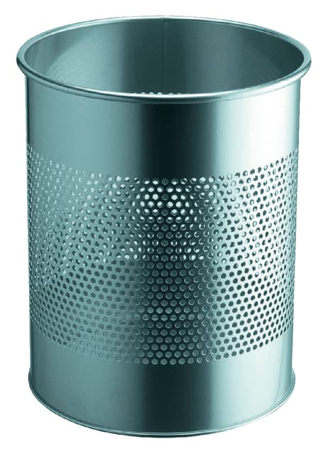 Papierbak Durable 3310-23 15 liter 165mm perforatie zilver