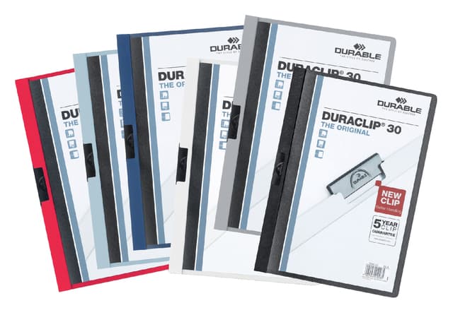 Klemmap Durable Duraclip A4 3mm 30 vellen donkergroen 2