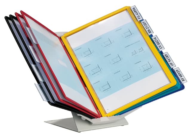 Bureaustandaard Durable 5579 Vario Pro met 10-tassen grijs 2