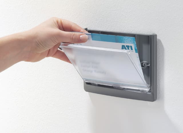 Deurbordje Durable Click sign 149x105,5mm grafiet 2